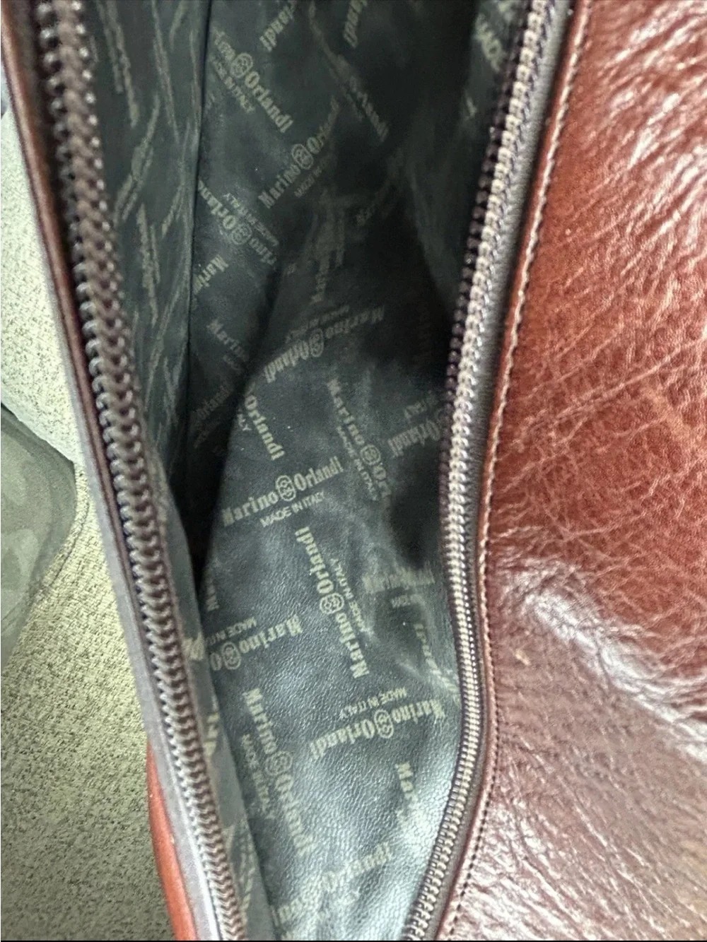 Vintage Marino Orlandi Italian Leather 22